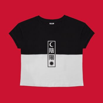 T-shirt YIN YANG (noir et blanc) 9
