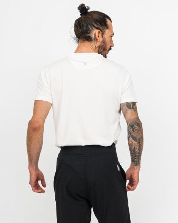 chemise de yoga | Signature Prométhée | blanc 2