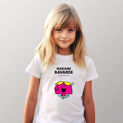 CAMISETA BLANCA Madame hablador - Niño