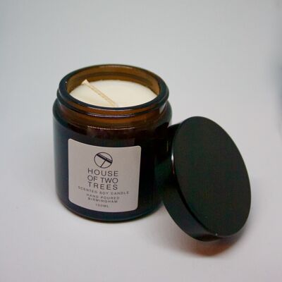 Soy Candle - MORNING FOREST | TOBACCO AND OAK - Small - 100ml