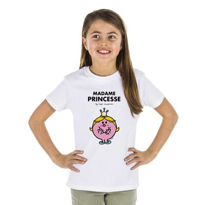 TSHIRT BLANC Madame princesse - Kid