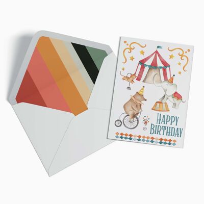 Carte Anniversaire Le Cirque Magnifique Cirque