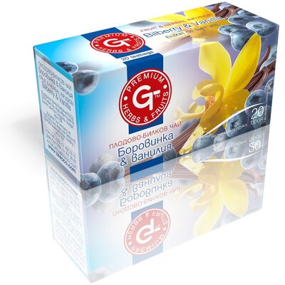 Blueberry Vanilla Tea 20 Bags | GT Series 30g