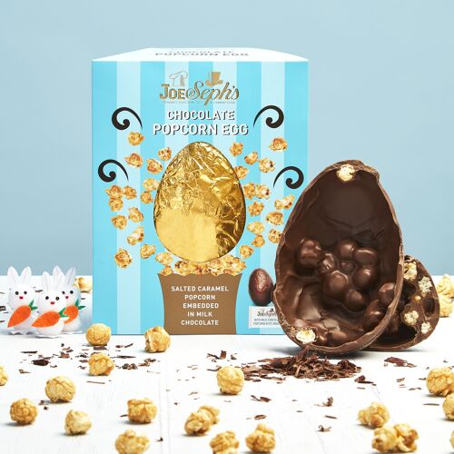 Chocolate Popcorn Easter Egg