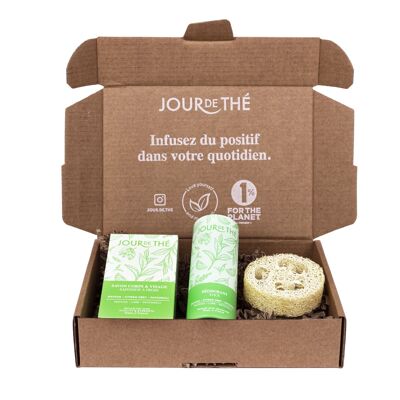 Matcha + Lime + Patchouli deodorant and soap set