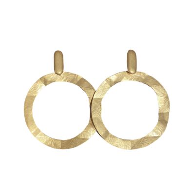 Pendientes Siena (Dorado mate)