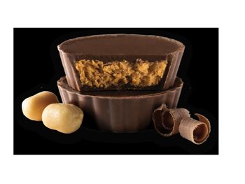 Coupes au beurre de cacahuètes au chocolat Boîte de 15 2