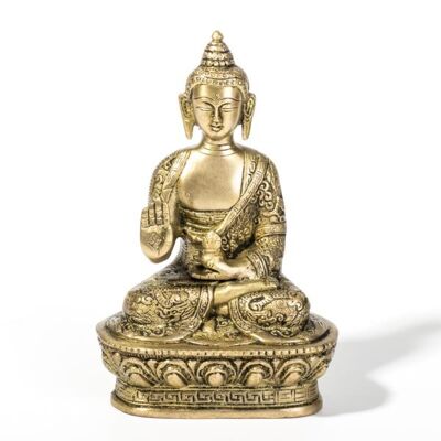 Buddha "Amogasidhi" aus Messing