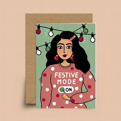 Festive Mode card