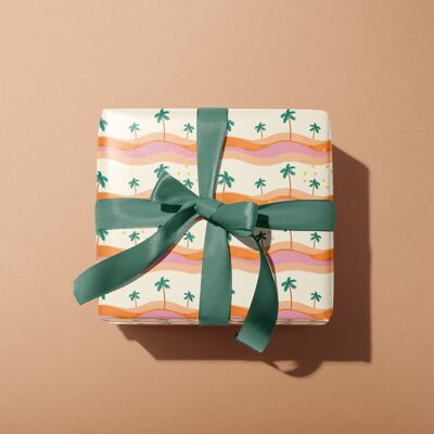 Palm Stripes Gift Wrapping Paper
