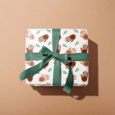 Henna Hands Gift Wrapping Paper