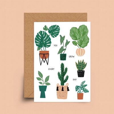 You Grow Everyday Card