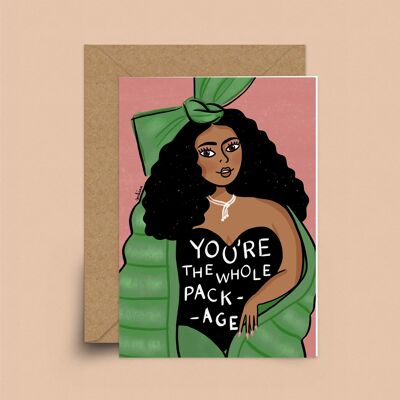 Whole package card