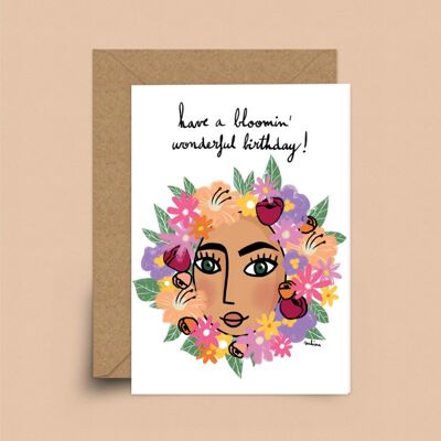 Blooming Birthday card