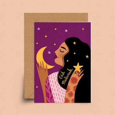 Eid Moon Card