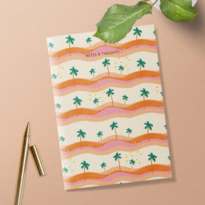 Palm Stripes Notebook