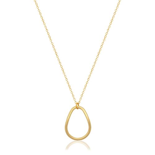 Gold Pear Necklace