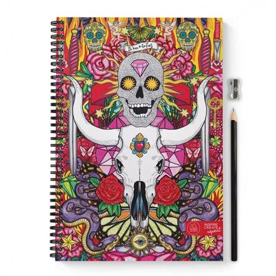 A4 notebook The god of the three