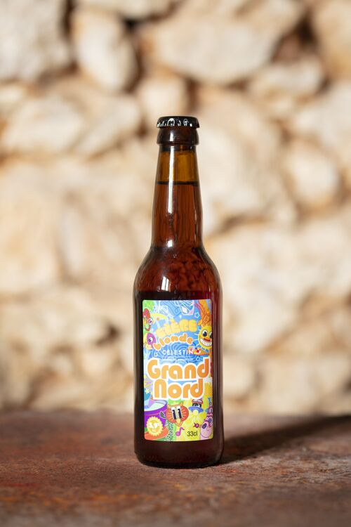 GRAND NORD : Bière blonde tourbée et pimentée, Bio à 5,9% Vol. 33cl