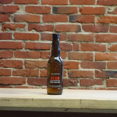 DESIR Bière Pale Ale Bio, au gingembre à 4% Vol. 33cl