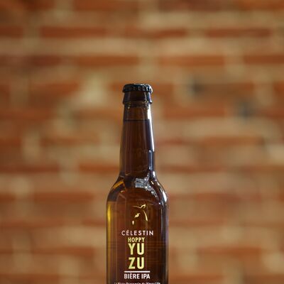HOPPY YUZU Organic IPA beer with yuzu at 5.8% Vol. 33cl