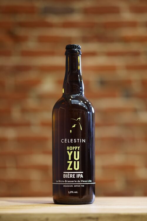 HOPPY YUZU Bière IPA Bio au yuzu à 5,8% Vol. 75cl