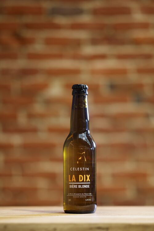 LA DIX Bière Blonde Bio à 6,5% Vol. 33cl
