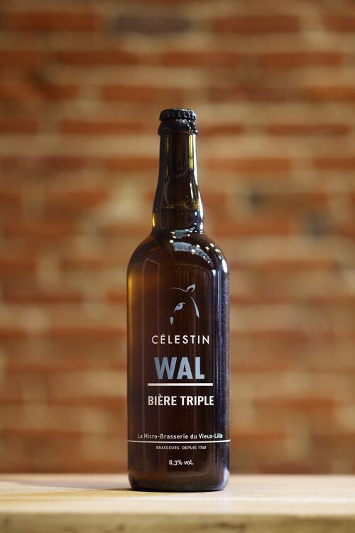 WAL Bière Triple, Bio à 8,3% Vol. 75cl