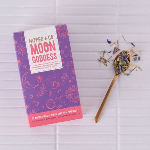 Moon Goddess, Woman's Rhythm Herbal Tea, PMS herbal infusion