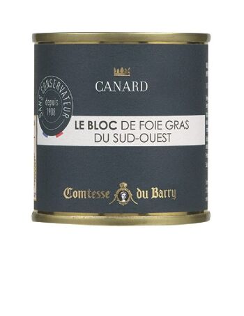Bloc de foie gras de canard  100g 1