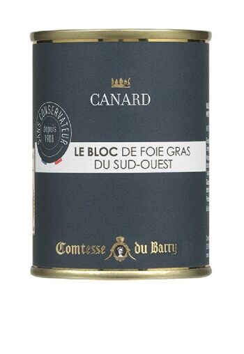 Bloc de foie gras de canard  130g 1