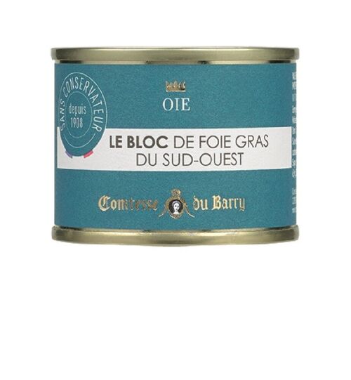 Bloc de foie gras d'oie du Sud-Ouest 65g
