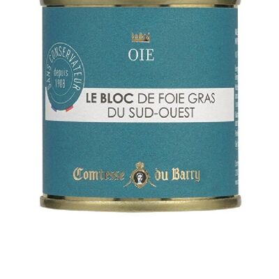 Bloc de foie gras d'oie du Sud-Ouest 100g