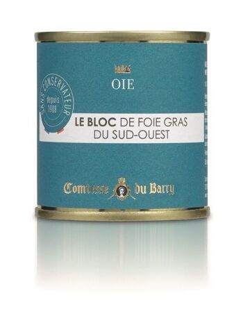 Bloc de foie gras d'oie du Sud-Ouest 100g 4