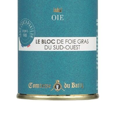 Bloc de foie gras d'oie - 130g