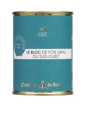Bloc de foie gras d'oie - 130g 1