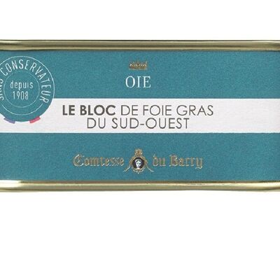 Bloc de foie gras d'oie du Sud-Ouest 210g