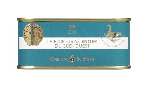 Foie gras entier d'oie du Sud-Ouest 205g