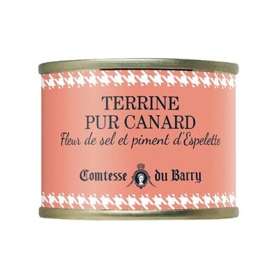 Terrine de canard fleur de sel et piment d'Espelette  - 70g