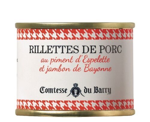 Rillettes de porc au jambon de Bayonne - 70g
