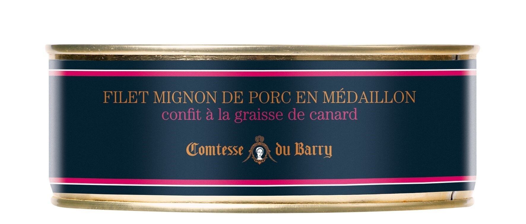 Medaglione di filetto di maiale, confit in grasso d'anatra 650g
