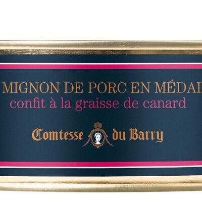 Solomillo de cerdo medallón confitado en grasa de pato 650g