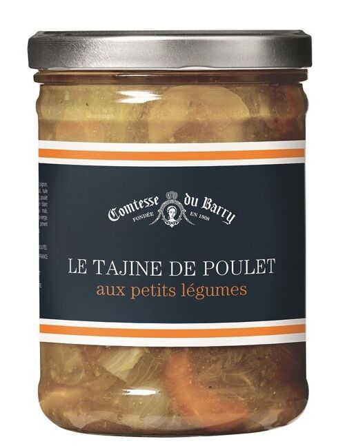 Tajine de poulet aux petits légumes 750g