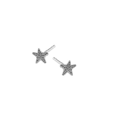 starfish mini studs silver