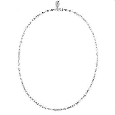 chunky chain necklace silver