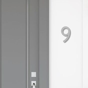 Numéro de maison Avenida 9 - gris - 25cm / 9.8'' / 250mm 3