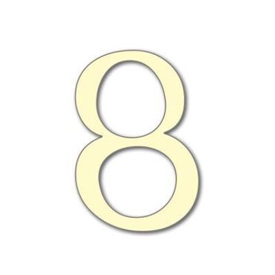 House Number Celtic 8 - ivory - 15cm / 5.9'' / 150mm