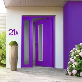 Numéro de maison Celtic 8 - violet - 25cm / 9.8'' / 250mm 5