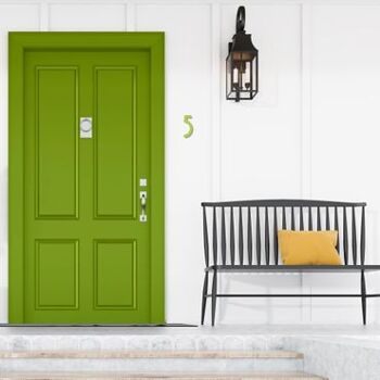 Numéro de maison Avenida 5 - vert lime - 15cm / 5.9'' / 150mm 2