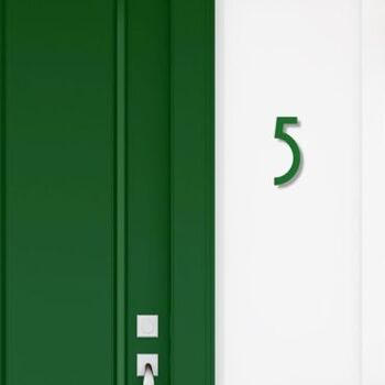 Numéro de maison Avenida 5 - vert foncé - 15cm / 5.9'' / 150mm 3